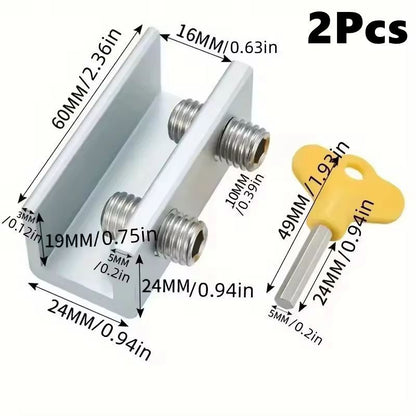 AdjustLock Sliding Door  Window Strap Security  ChildSafety Lock For Homes 8