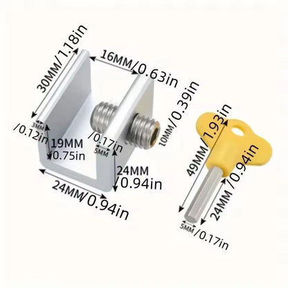 AdjustLock Sliding Door  Window Strap Security  ChildSafety Lock For Homes 10