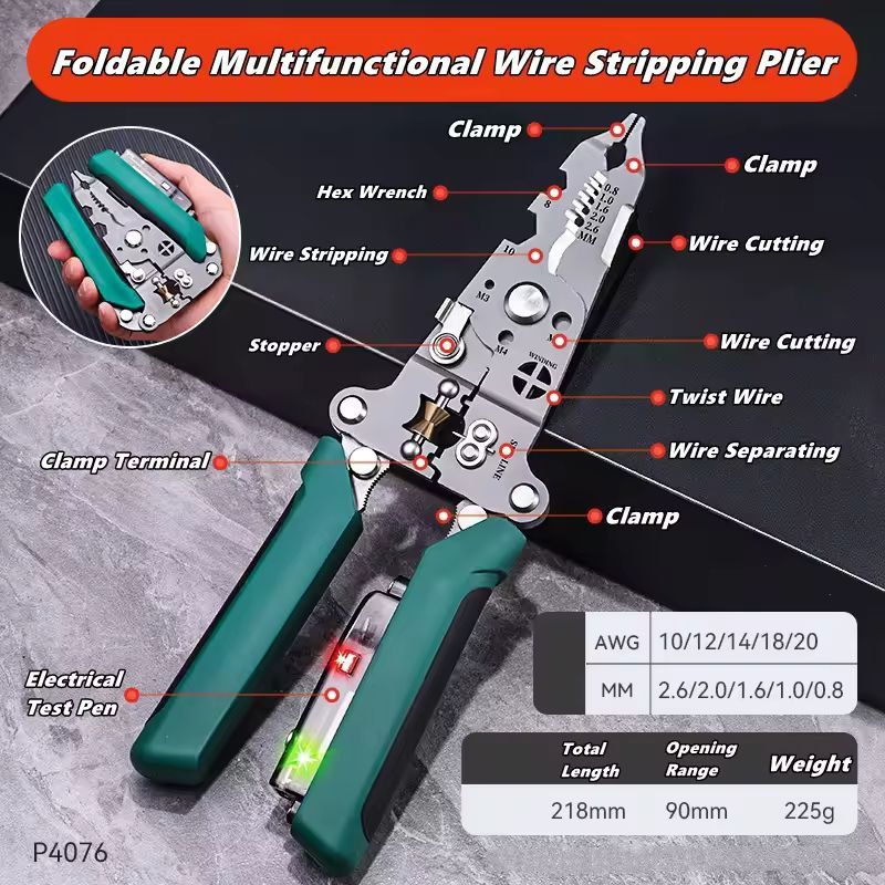 ProMaster FoldAway Electrician Multi Tool 12