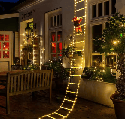 SantaClimb USB LED Ladder String Lights 4