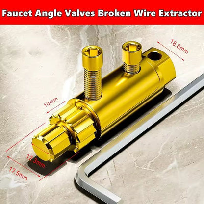 Universal Angle Valve Extractor  Repair Kit  For Damaged Faucet Valves Broken Screws  Waterpipe Thr 11