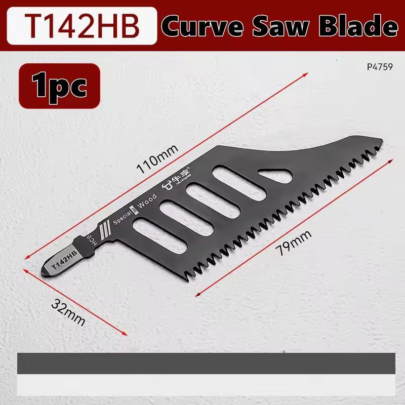 PrecisionPro T142HB Curved Jigsaw Blade  Flush  Precision TShank Cutting 9