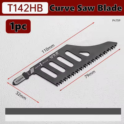 PrecisionPro T142HB Curved Jigsaw Blade  Flush  Precision TShank Cutting 9
