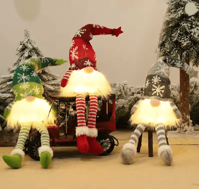 Glowing Christmas Gnome Night Light 1