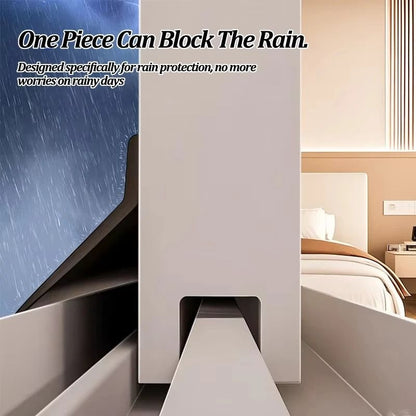 Angled Water Blocking Strip For Sliding Windows 5