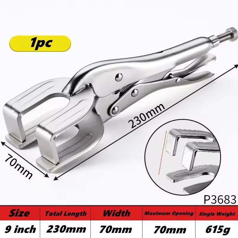 HeavyDuty UShape Welding Locking Pliers  Adjustable Metal Fabrication Clamp 10