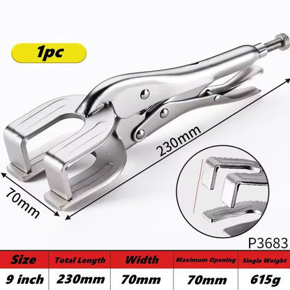 HeavyDuty UShape Welding Locking Pliers  Adjustable Metal Fabrication Clamp 10