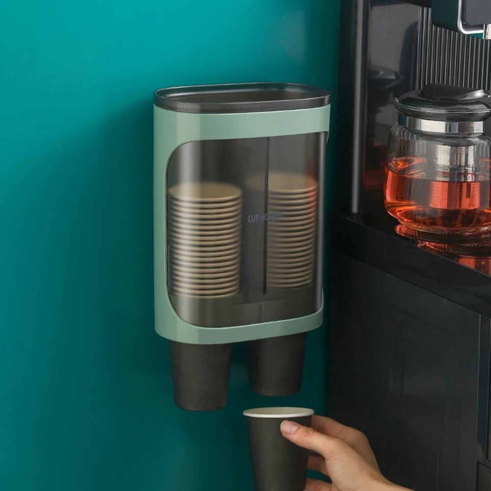 Wall Mounted Paper Cup Dispenser With Automatic Drop Design 4