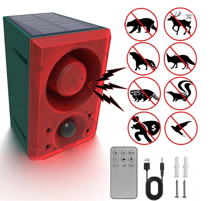 Solar Motion Alarm Security Light 5