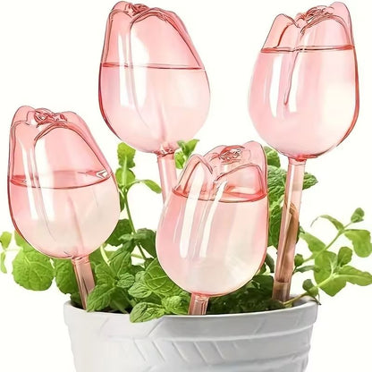 Pink Tulip Self Watering Plant Bulbs For Indoor And Outdoor Pots 9