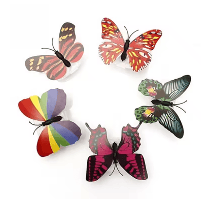 LED Colorful Butterfly Magnet Night Light 5