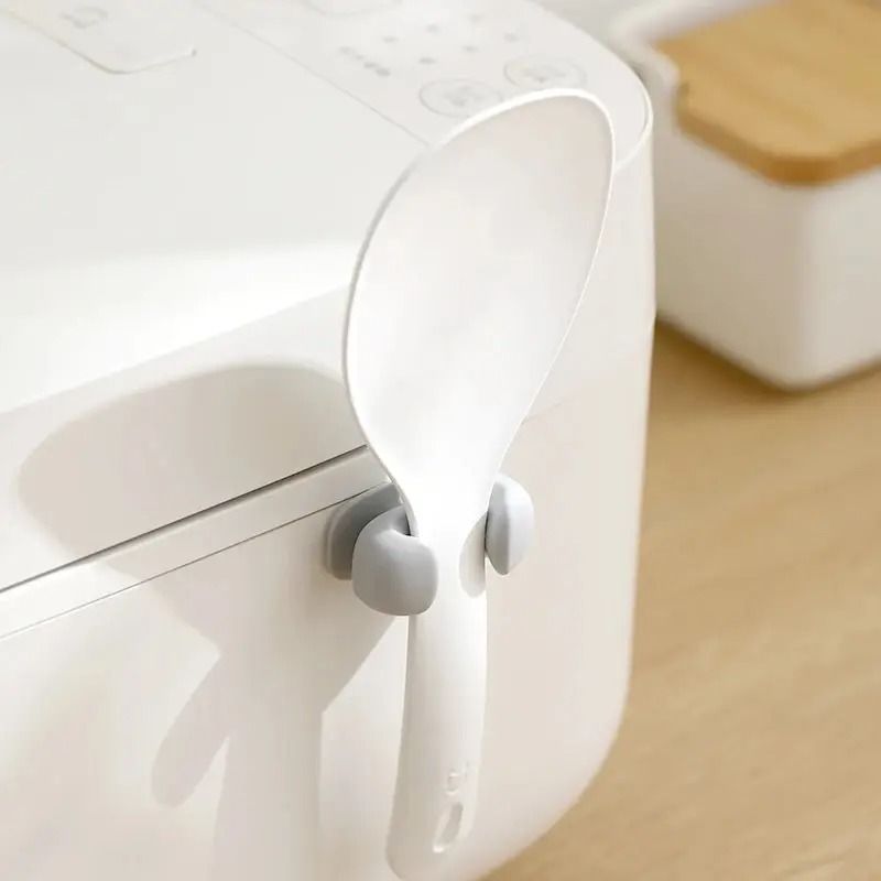 Silicone Rice Spoon Holder For Wall Mounted Kitchen Storage 1
