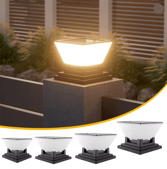 Solar Post Cap Garden Light