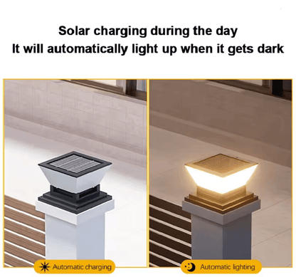 Solar Post Cap Garden Light 2