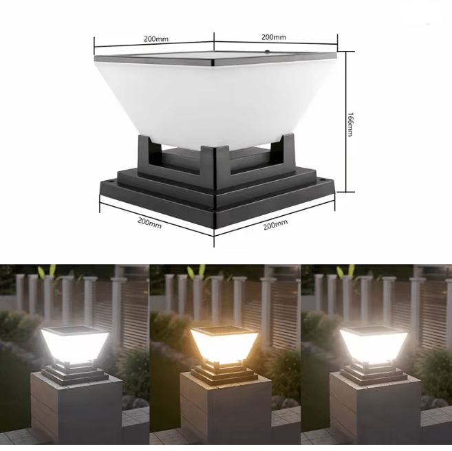 Solar Post Cap Garden Light 6