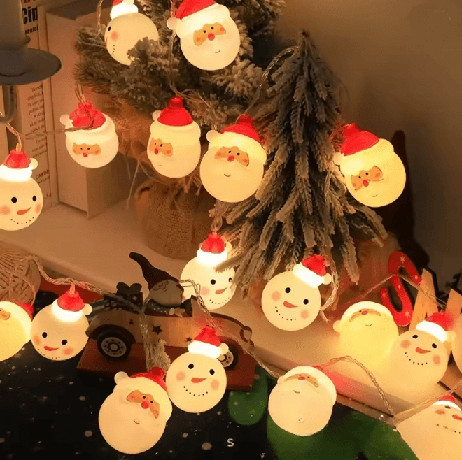 Christmas LED Character Garland Lights 1