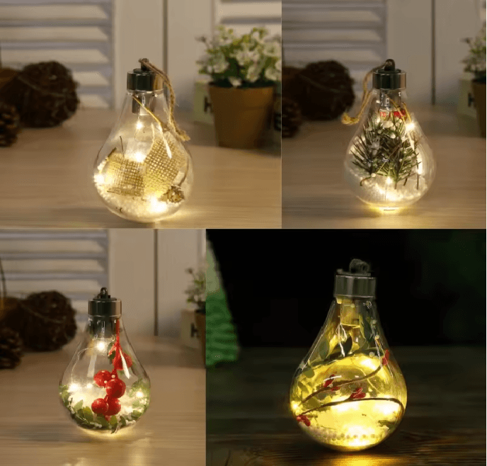 Christmas LED Hanging Bulb Light 1