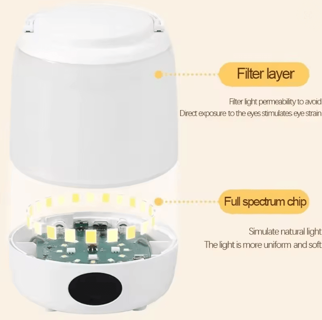 Rechargeable Touch Dimmable Bedside Lamp 3