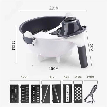 9 In 1 Multi Functional Vegetable Cutter And Slicer Set 10