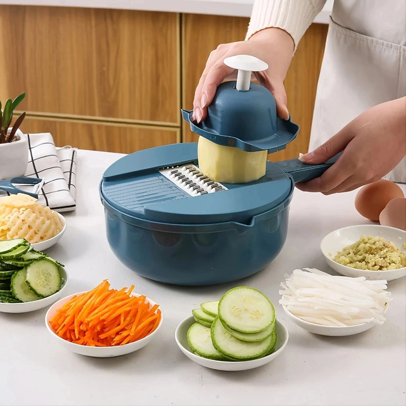 9 In 1 Multi Functional Vegetable Cutter And Slicer Set 1