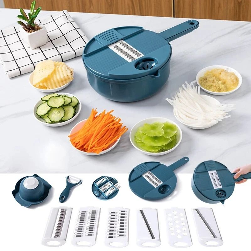 9 In 1 Multi Functional Vegetable Cutter And Slicer Set 5