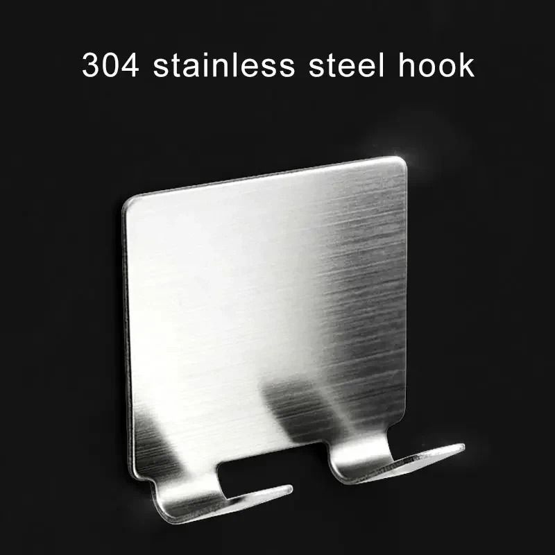 Stainless Steel Razor Holder Hooks For Bathroom Storage 1