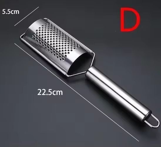 Premium Stainless Steel Handheld Cheese & Vegetable Grater – Multi-Purpose Kitchen Tool for Chocolate, Butter & Fruit