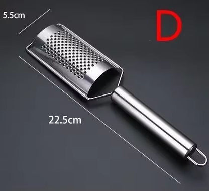 Premium Stainless Steel Handheld Cheese & Vegetable Grater – Multi-Purpose Kitchen Tool for Chocolate, Butter & Fruit