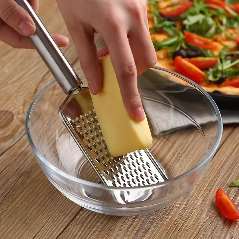 Premium Stainless Steel Handheld Cheese  Vegetable Grater  MultiPurpose Kitchen Tool For Chocolate  8