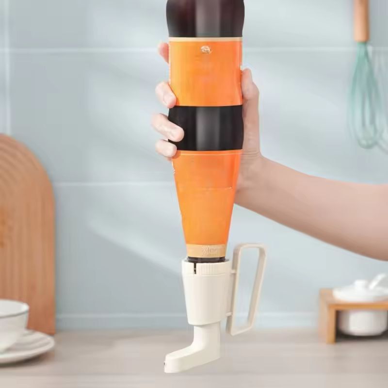 KitchenSqueeze Pro Universal Sauce Pump  LeakFree Bottle Top Dispenser 5