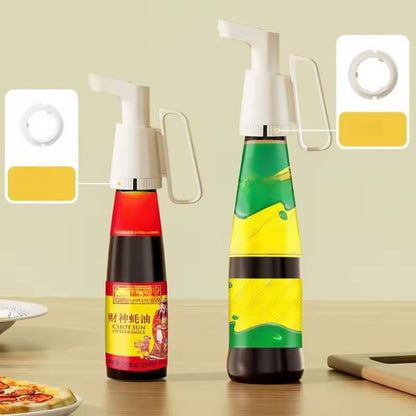 KitchenSqueeze Pro Universal Sauce Pump  LeakFree Bottle Top Dispenser 6