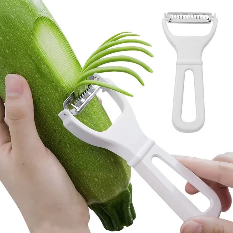 Stainless Steel Julienne Peeler and Vegetable Slicer