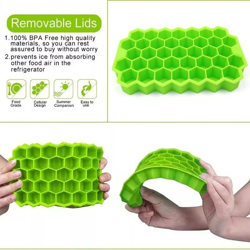 Honeycomb Ice Cube Tray With 37 Cells 4