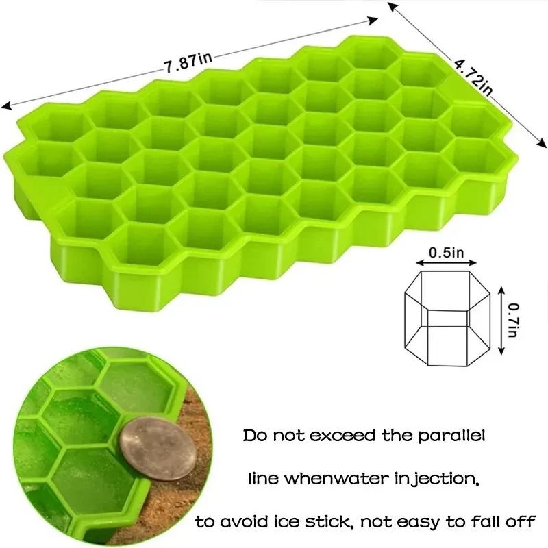 Honeycomb Ice Cube Tray With 37 Cells 6
