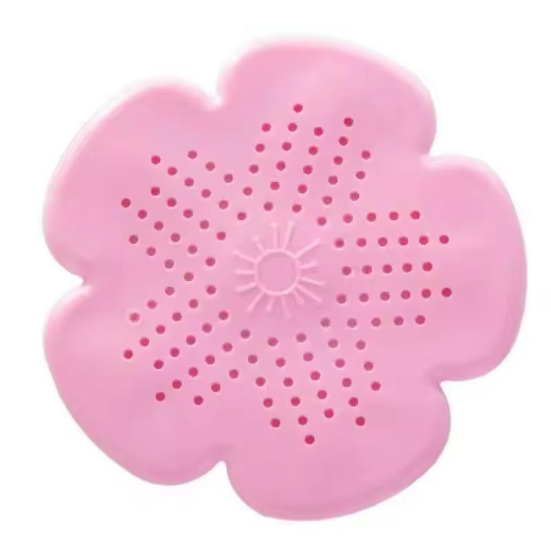 FlowerEdge TPR Silicone Sink Drain Strainer  Plug  AntiClog Filter For Kitchen  Bathroom 2