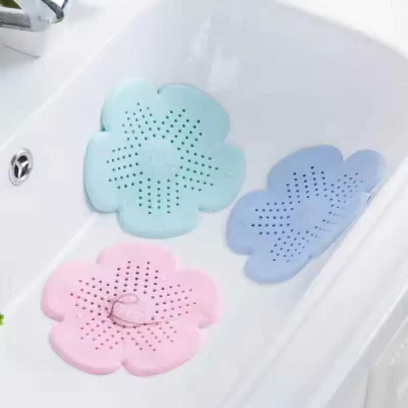 FlowerEdge TPR Silicone Sink Drain Strainer  Plug  AntiClog Filter For Kitchen  Bathroom 8
