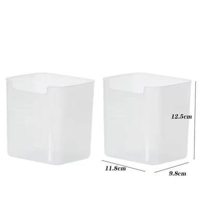 Premium SideDoor Refrigerator Organizer Box  FoodGrade FreshKeeping Storage Solution 2