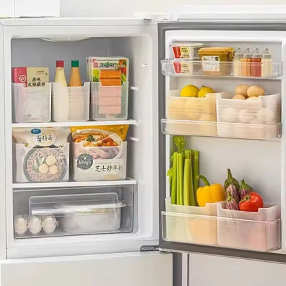 Premium SideDoor Refrigerator Organizer Box  FoodGrade FreshKeeping Storage Solution 4