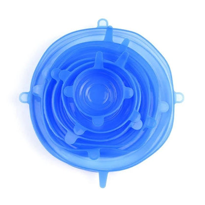 Reusable Silicone Stretch Lids  6 Piece Airtight Bowl Covers Set 7
