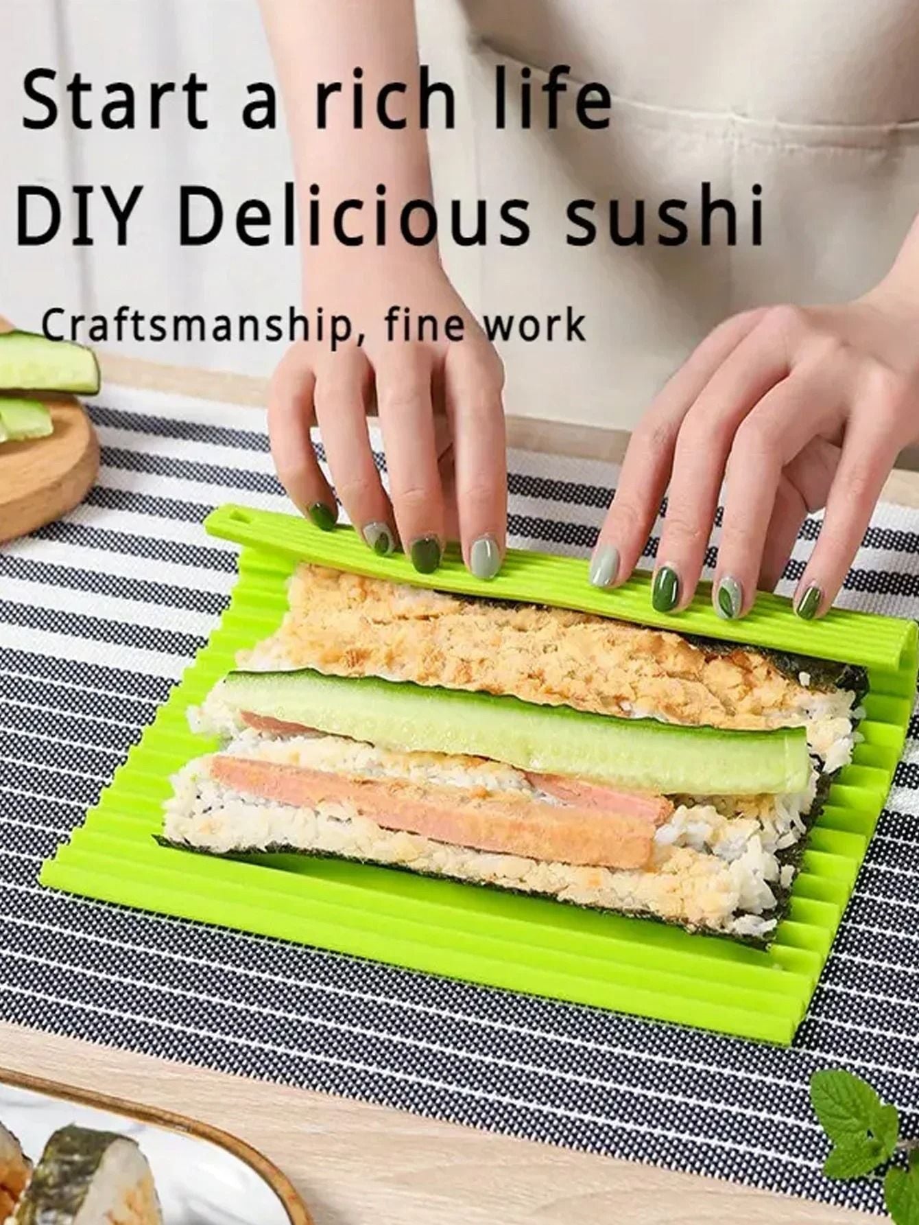 Sushi Rolling Mat For Easy Homemade Sushi Rolls 4
