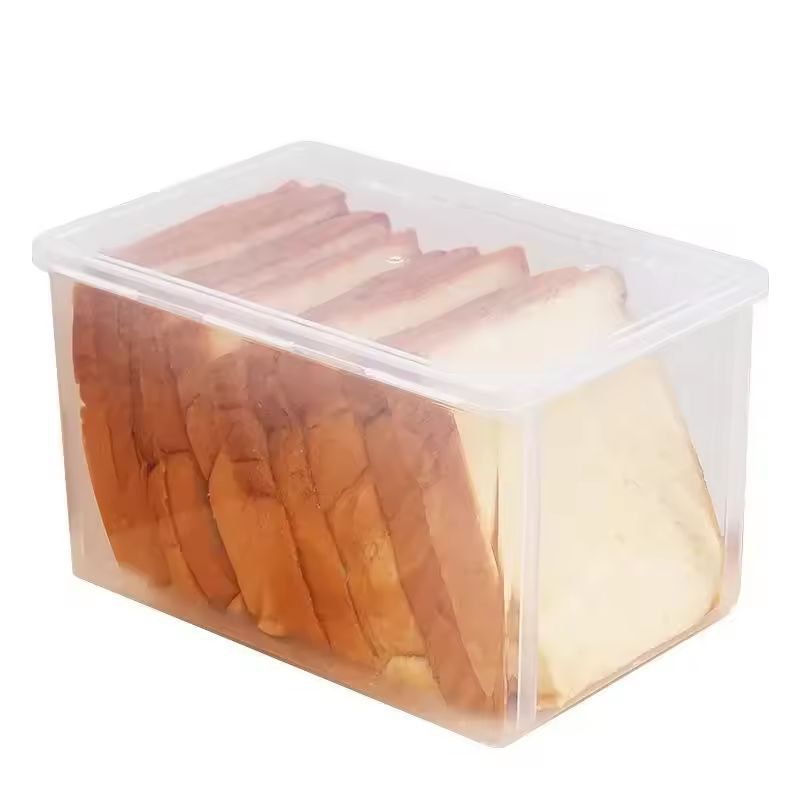 SmartLoaf Clear Kitchen Bread Storage Dispenser  Premium Airtight Bread Box  Fridge Organizer 2