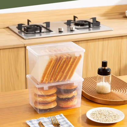 SmartLoaf Clear Kitchen Bread Storage Dispenser  Premium Airtight Bread Box  Fridge Organizer 3