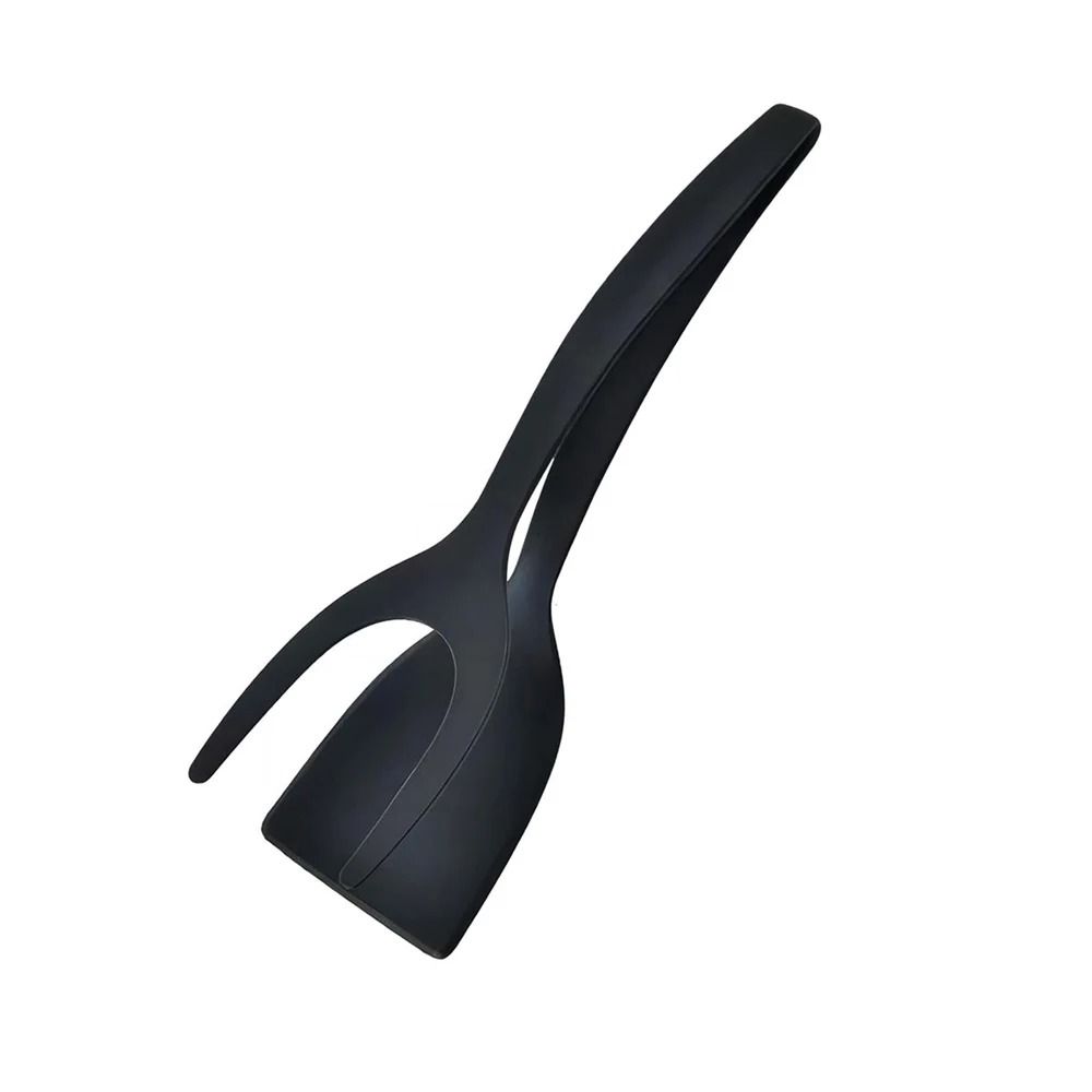 2 In 1 Grip Flip Spatula Clamp  NonStick Kitchen Turner For Eggs Pancakes Fish And More 7