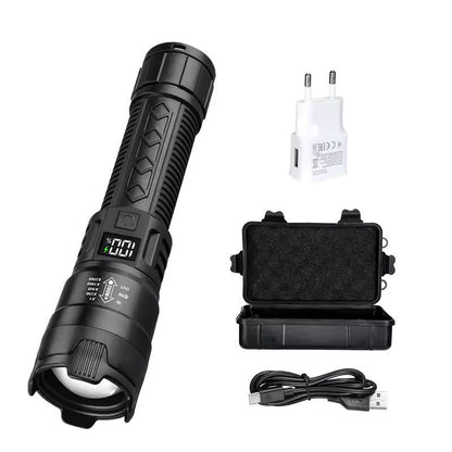 UltraBeam 2000LM USB Rechargeable Tactical Flashlight