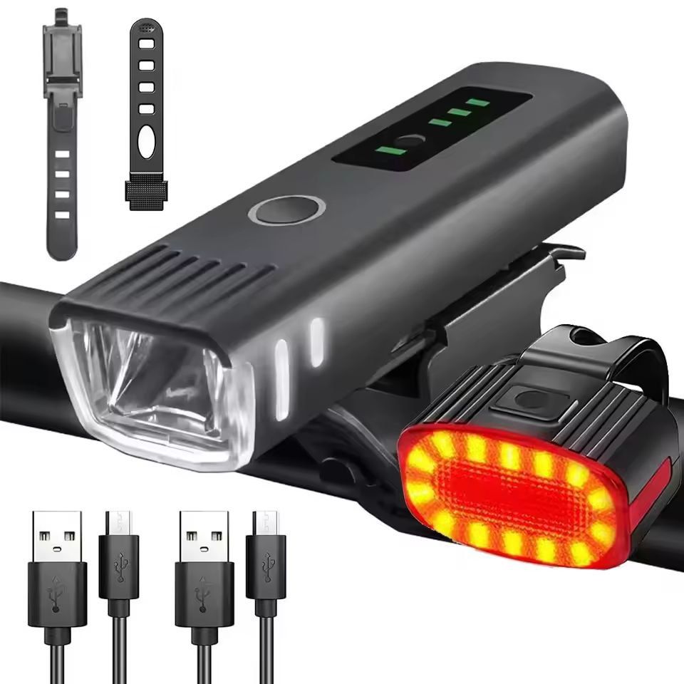 UltimateRide 1000 LM USB Rechargeable Bike Light Set Front  Smart Sensor Rear 11