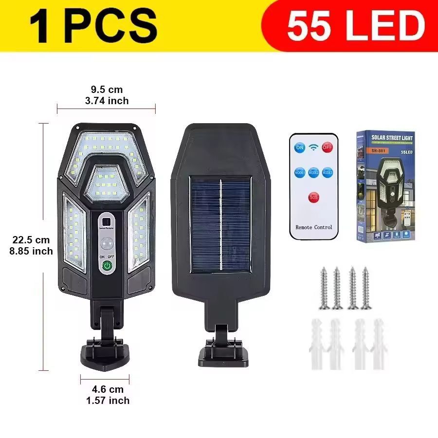 SolarBright 30000 LM MotionSensor Solar Garden  Street Light 1