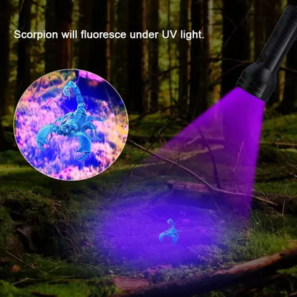 UltraDetect 395 nm LED UV Flashlight – Pet Stain & Bed Bug Detector