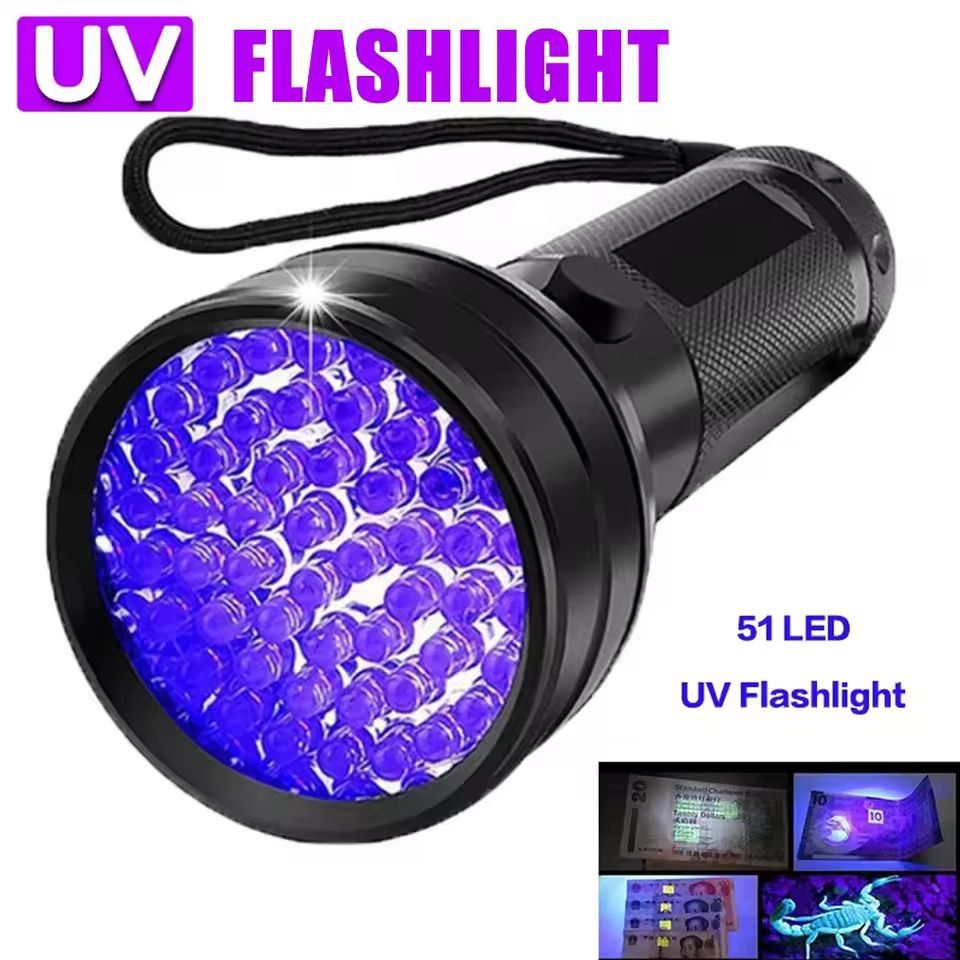 UltraDetect 395 Nm LED UV Flashlight  Pet Stain  Bed Bug Detector 10