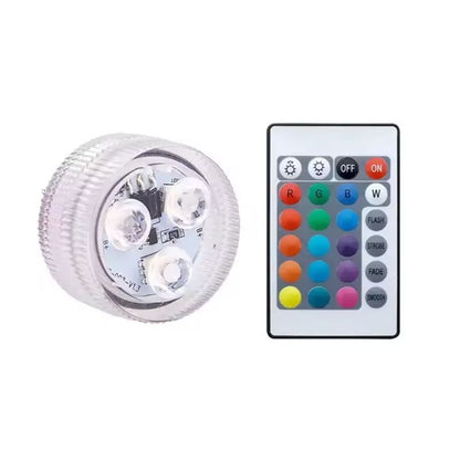 GlowWave 16Color Waterproof Underwater LED Lights With Remote  Battery 5