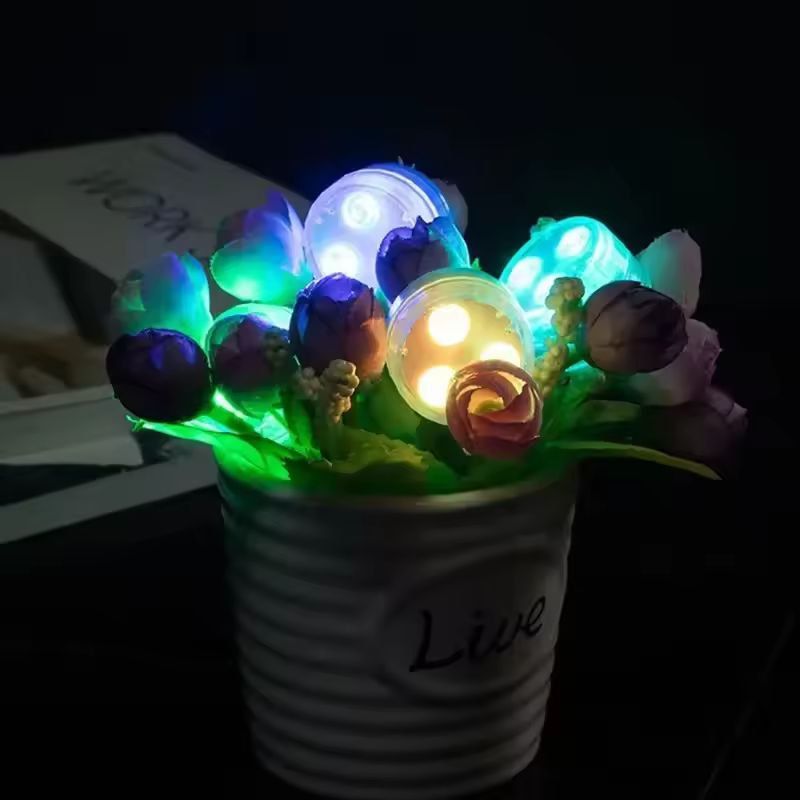 GlowWave 16Color Waterproof Underwater LED Lights With Remote  Battery 9